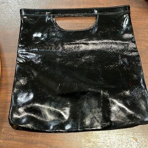 Nordstrom's Brand Patent Leather Fold-over Clutch